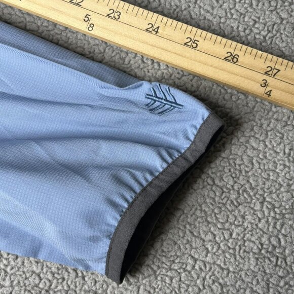 Coolibar Jacket Mens XXL Blue Arcadian Packable Sunblock UPF 50 Lightweight - Picture 10 of 12